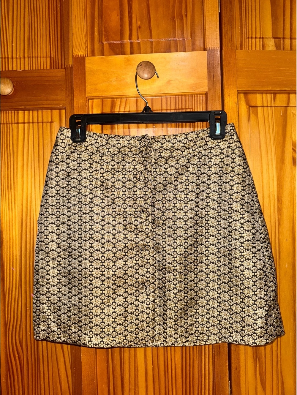 WAYF floral print mini skirt